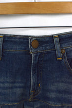 Load image into Gallery viewer, Reworked Denim Mini Skirt
