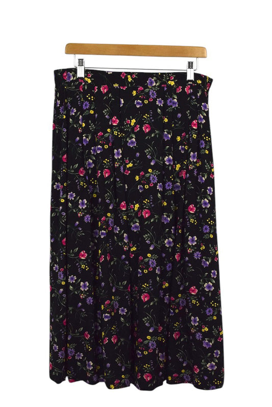 Floral Print Skirt