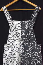 Load image into Gallery viewer, Black &amp; White Denim Overalls
