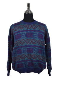 80s Abstract Knitted Jumper