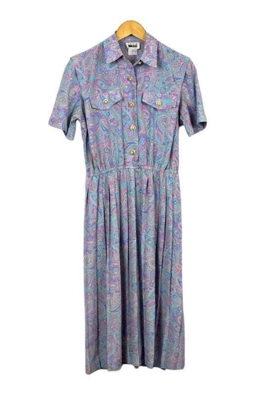 Paisley Print Dress