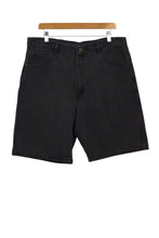 Load image into Gallery viewer, Black Wrangler Brand Denim Shorts
