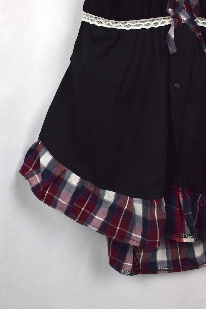 Reworked Halterneck Babydoll Top
