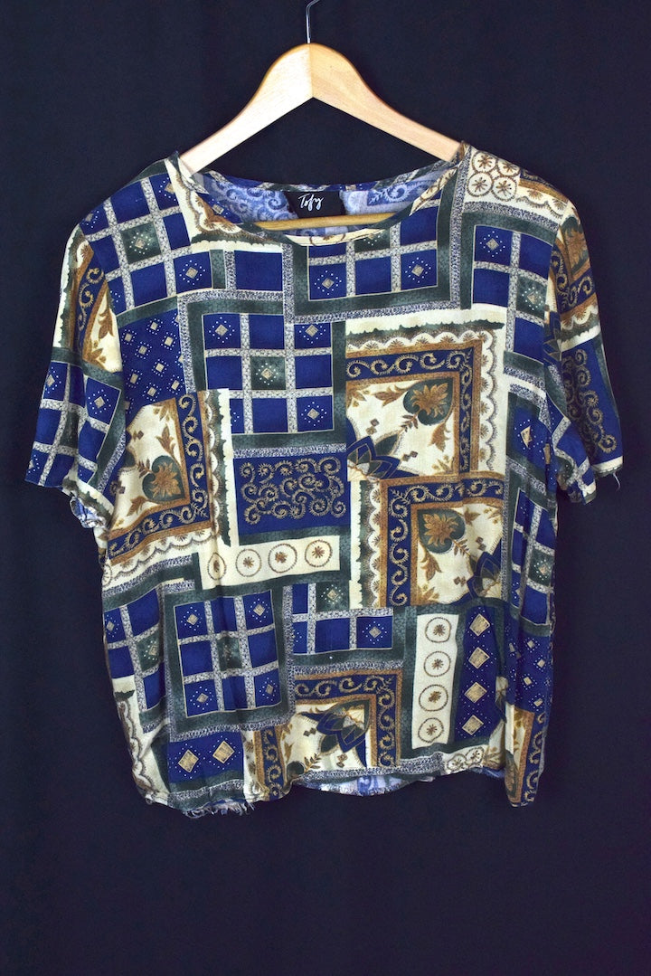 Abstract Print Top