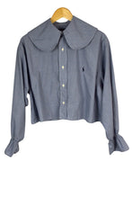 Load image into Gallery viewer, Reworked Cropped Ralph Lauren Brand Top
