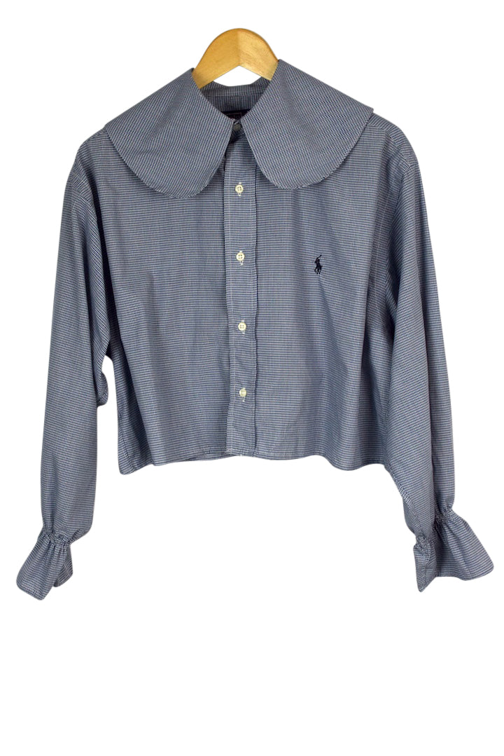 Reworked Cropped Ralph Lauren Brand Top