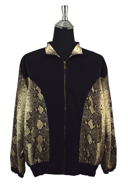 Snake Skin Print Spray Jacket
