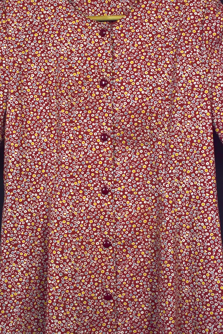Reworked Floral Print Dress
