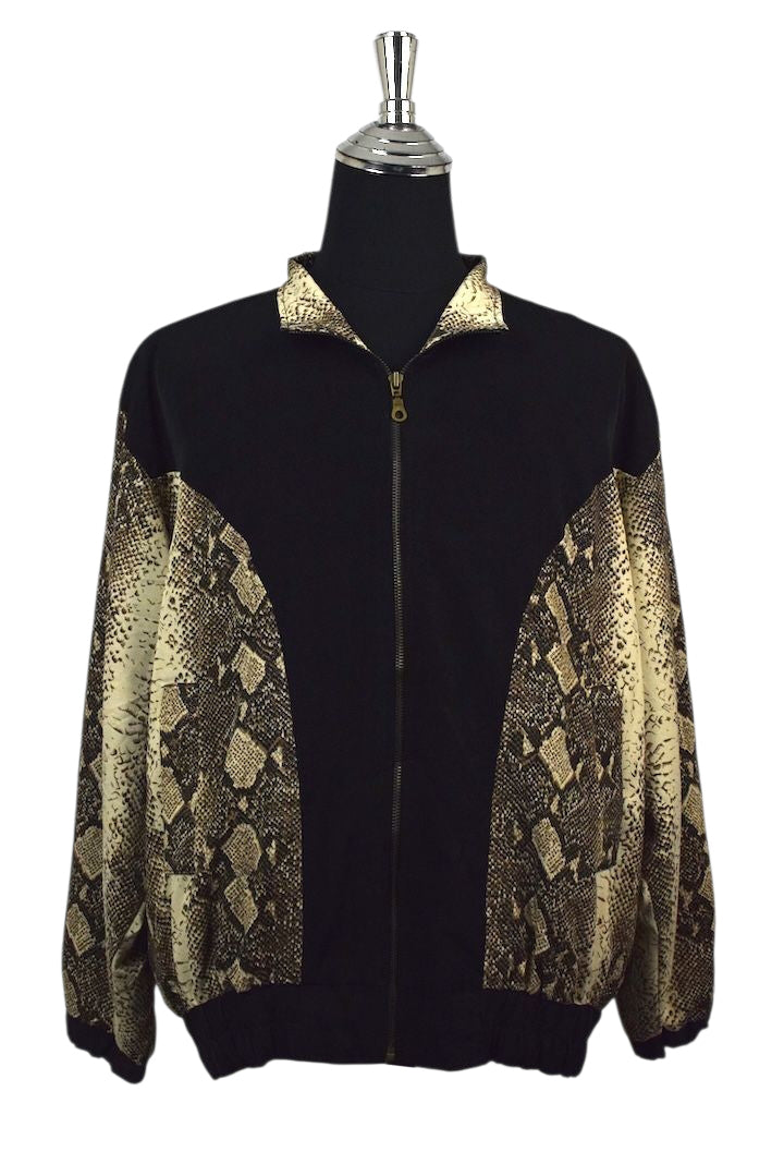 Snake Skin Print Spray Jacket