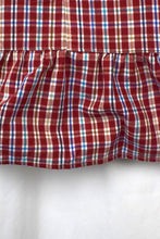 Load image into Gallery viewer, Reworked Checkered Baby Doll Top
