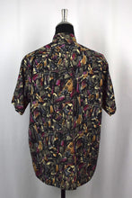 Load image into Gallery viewer, Goldas Brand Abstract Print Silk Shirt
