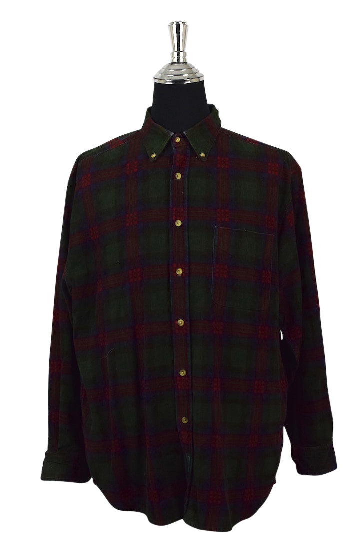 Checkered Corduroy Shirt