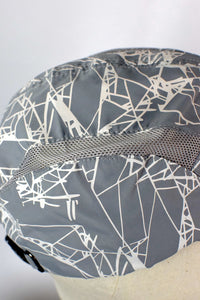NEW Grey Abstract Pattern Sports Cap