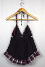 Load image into Gallery viewer, Reworked Halterneck Babydoll Top
