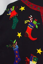 Load image into Gallery viewer, Christmas Stocking Knitted Jumper
