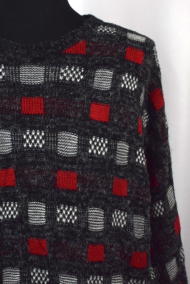 80s New Era Sweater Brand Knitted Jumper