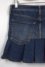 Load image into Gallery viewer, Reworked Denim Mini Skirt
