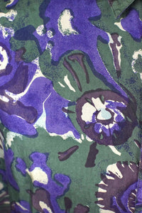 Silk Abstract Print Shirt