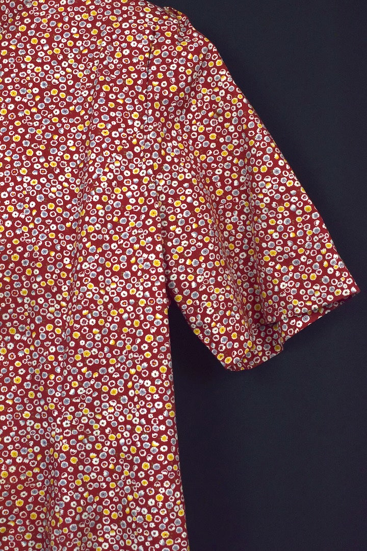 Reworked Floral Print Dress