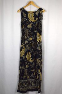 R & K Brand Paisley Print Dress