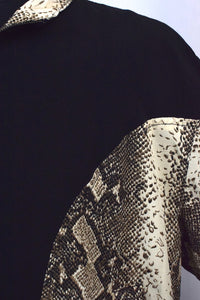 Snake Skin Print Spray Jacket