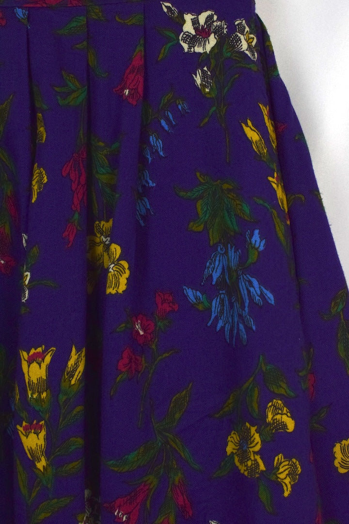 80s/90s Purple Skirt