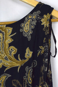 R & K Brand Paisley Print Dress