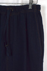 Reworked Denim Cargo Skirt