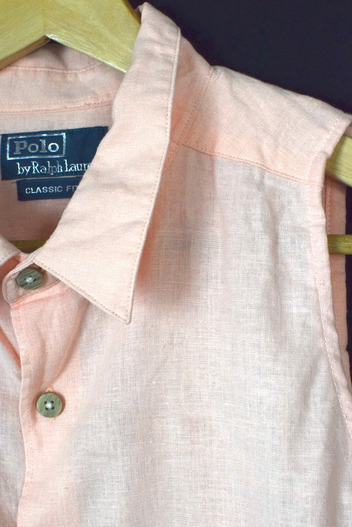 Reworked Cropped Ralph Lauren Brand Top