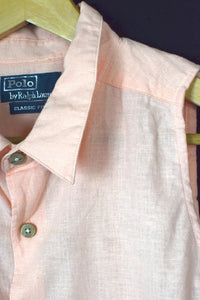 Reworked Cropped Ralph Lauren Brand Top