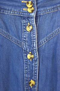 Reworked Denim Skirt
