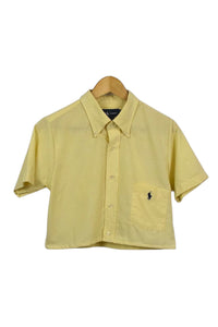 Reworked Ralph Lauren Brand Cropped Top