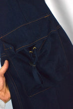 Load image into Gallery viewer, Reworked Denim Cargo Skirt
