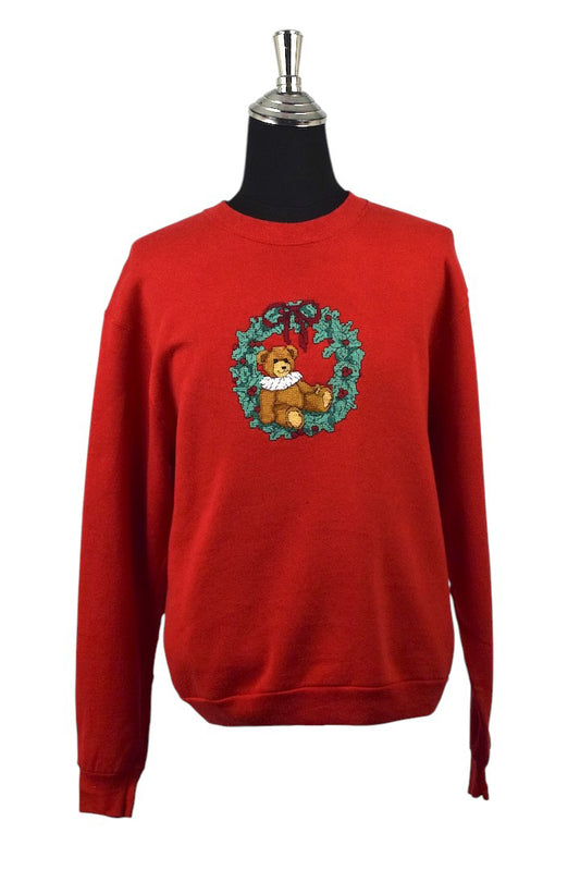 80s/90s Christmas Bear Sweatshirt