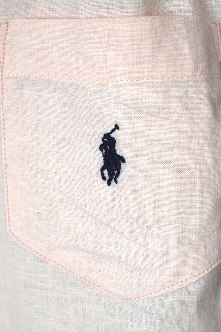 Reworked Cropped Ralph Lauren Brand Top