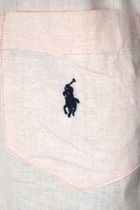 Reworked Cropped Ralph Lauren Brand Top