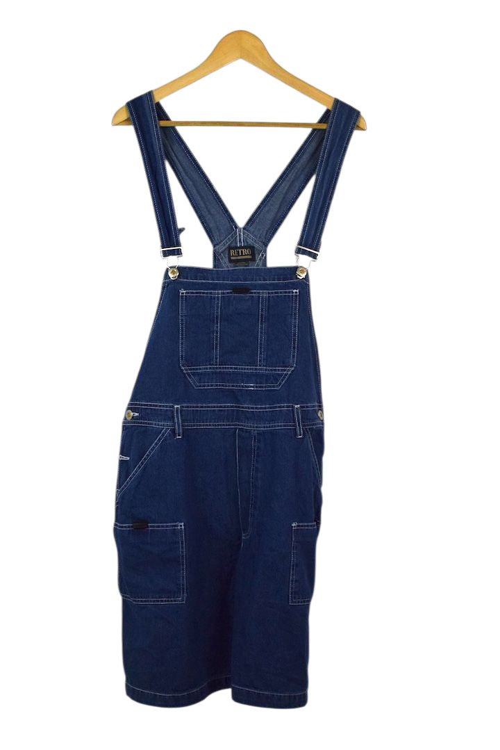 Short Denim Overalls