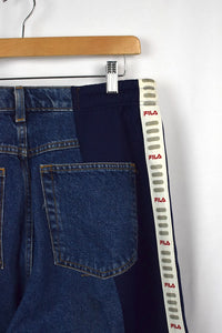 Reworked Fila Track-Jeans