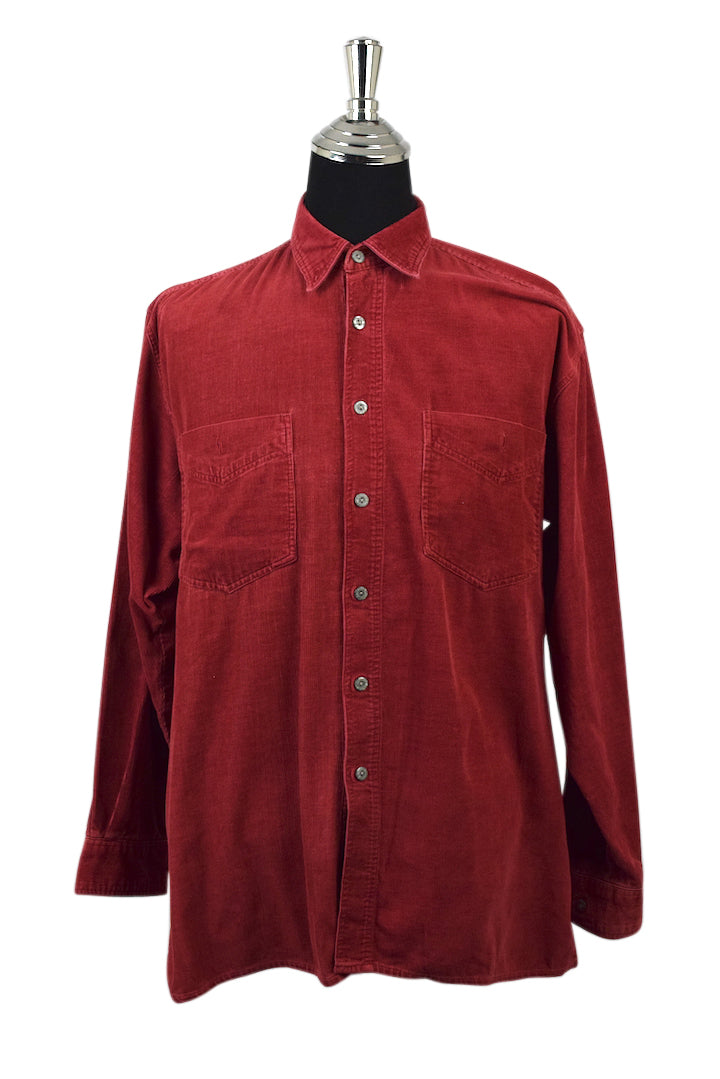 Red Corduroy Shirt
