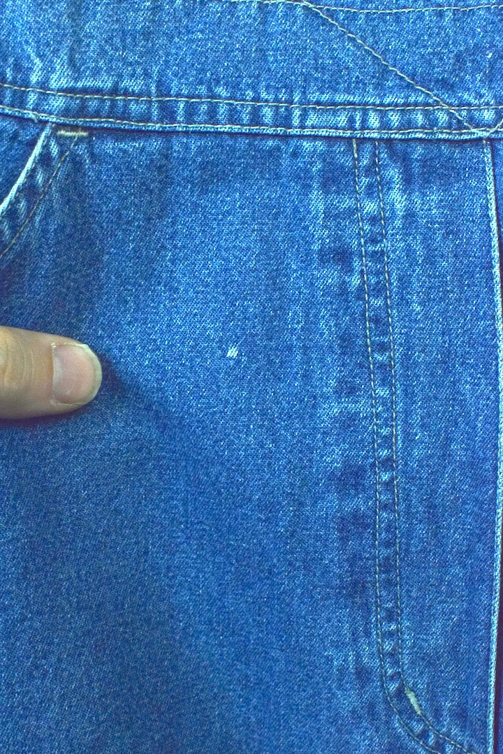 Short Denim Overalls