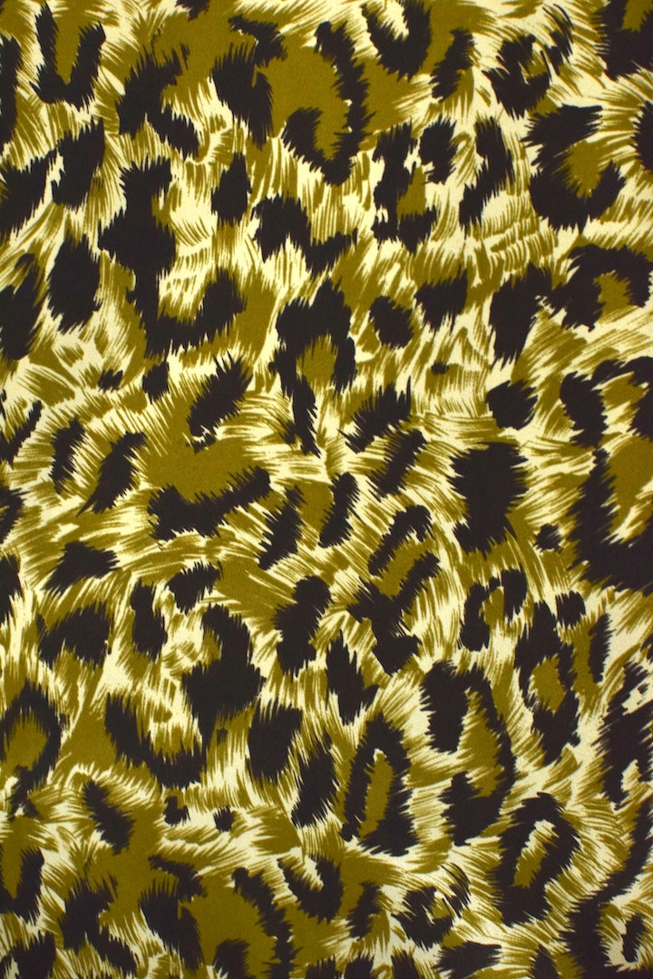 Reworked Cheetah Print Skirt