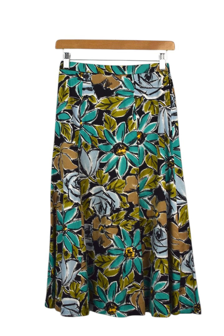 Floral Print Skirt
