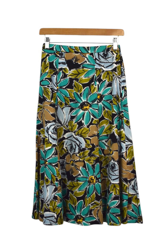 Floral Print Skirt