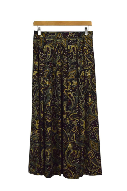 Paisley Print Skirt