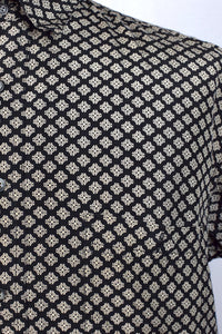 Black Circle Print Shirt