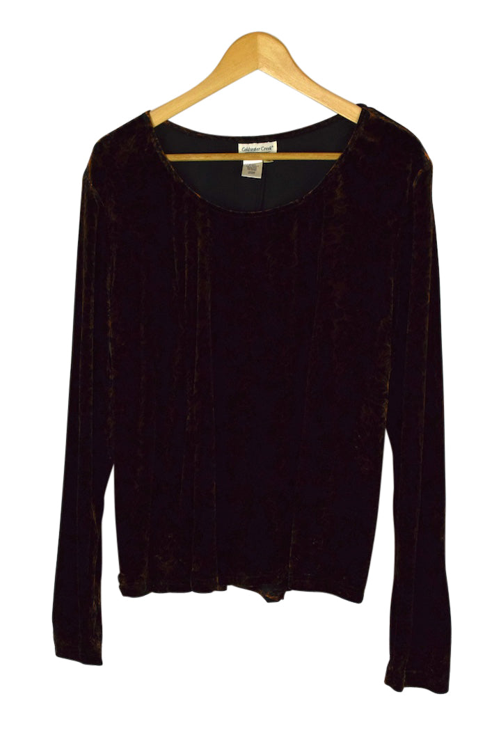 Leopard Print Velvet Top