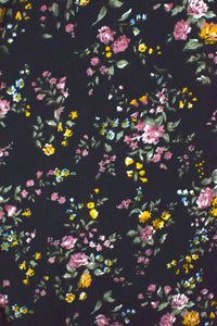 Reworked Floral Print Skirt