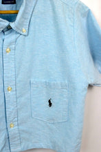 Load image into Gallery viewer, Reworked Ralph Lauren Brand Crop Top
