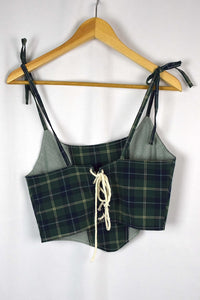 Reworked Ralph Lauren Corset Style Top