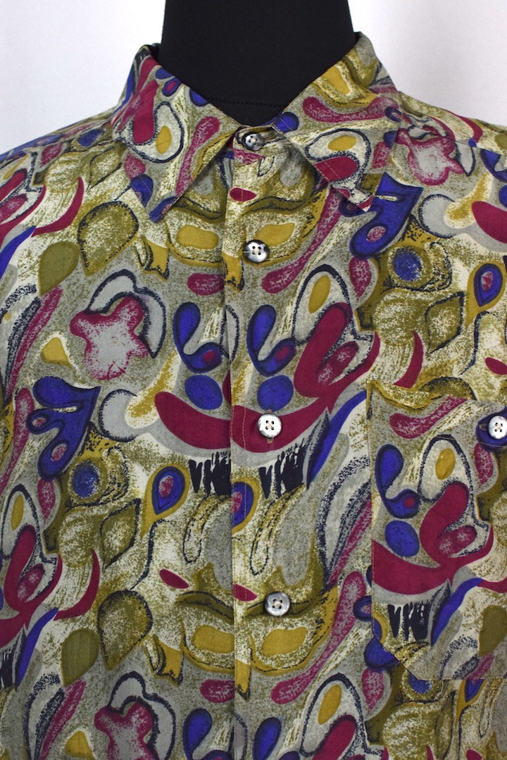 J.T Becket Brand Silk Shirt